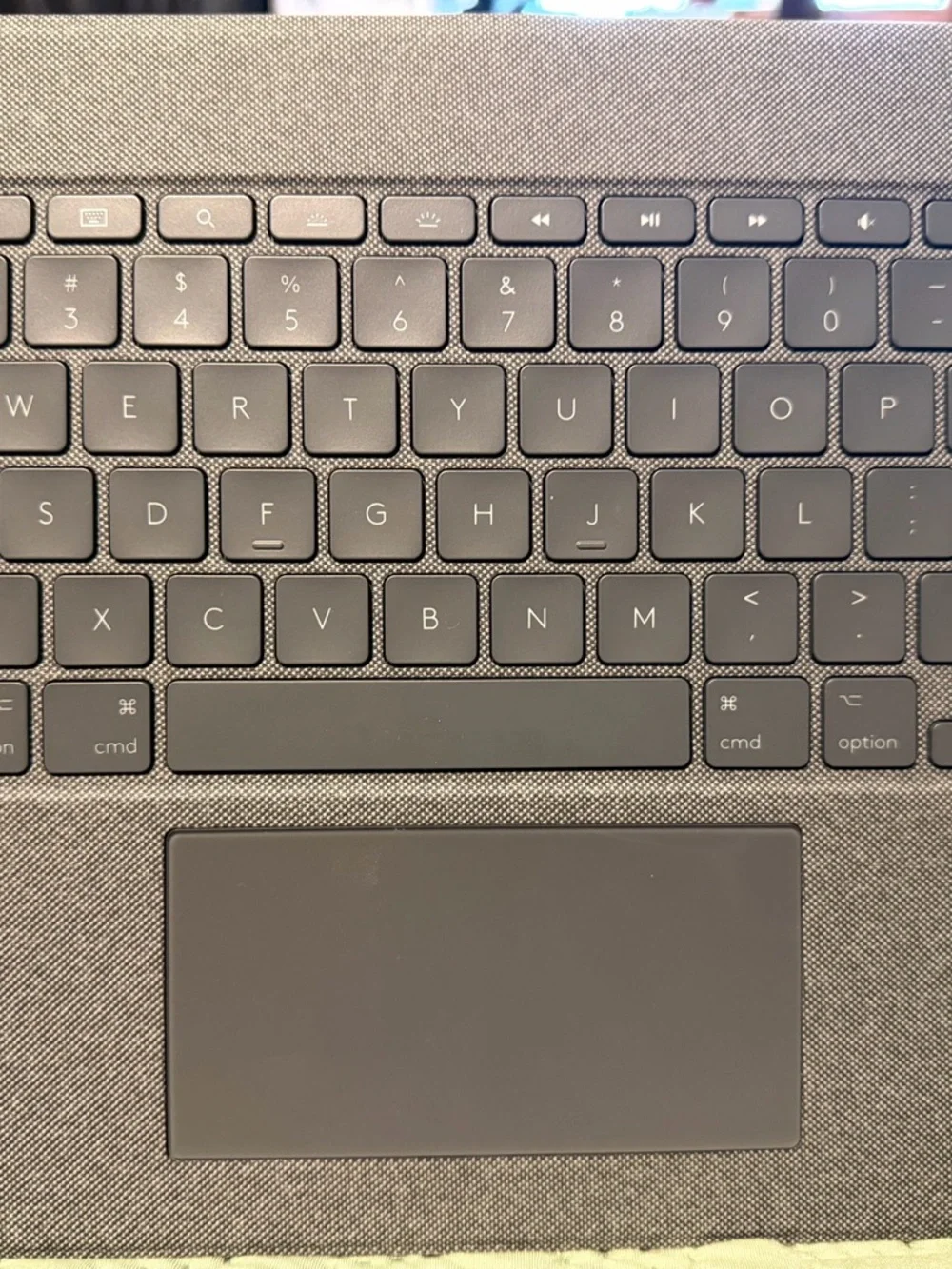 Logitech Dark Gray Wireless Keyboard Case with Trackpad